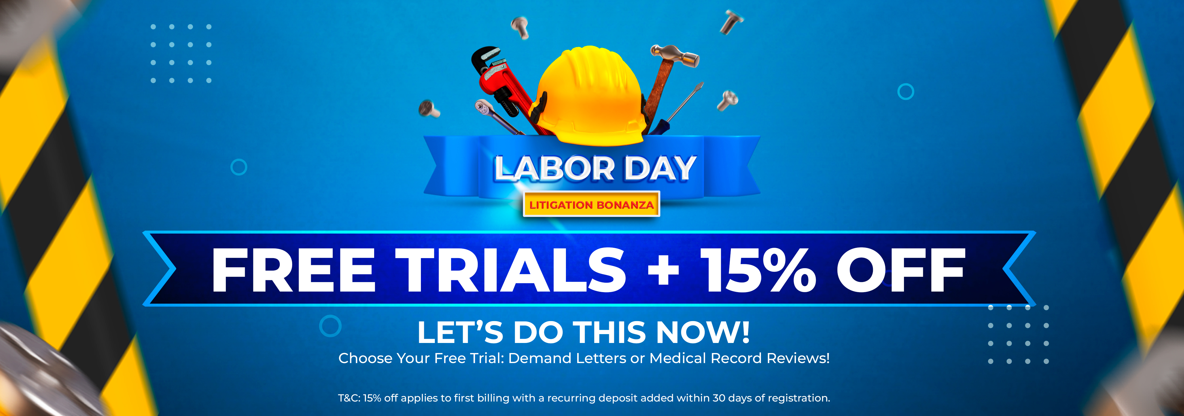 Labor Day Special offer