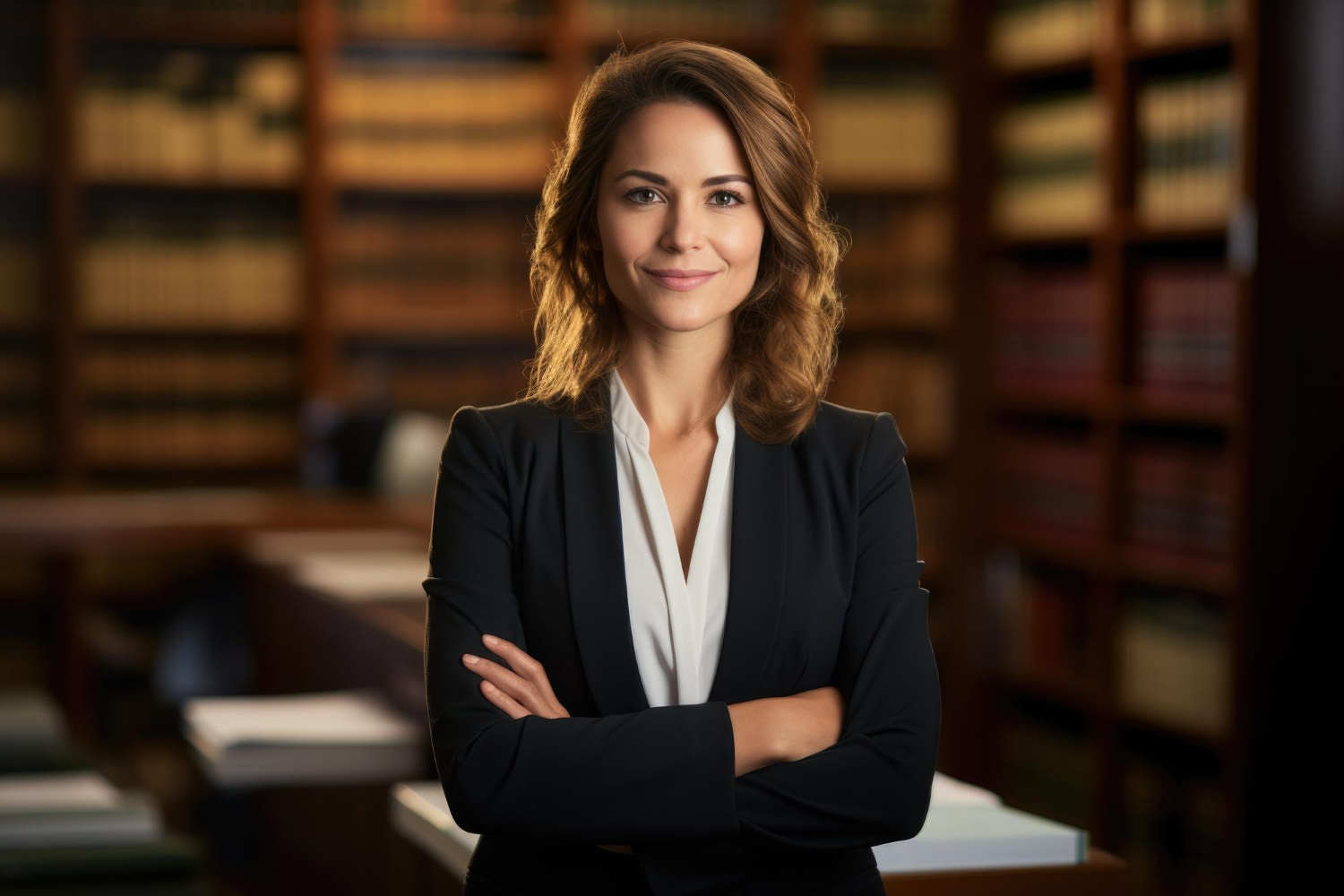 Confident attorney