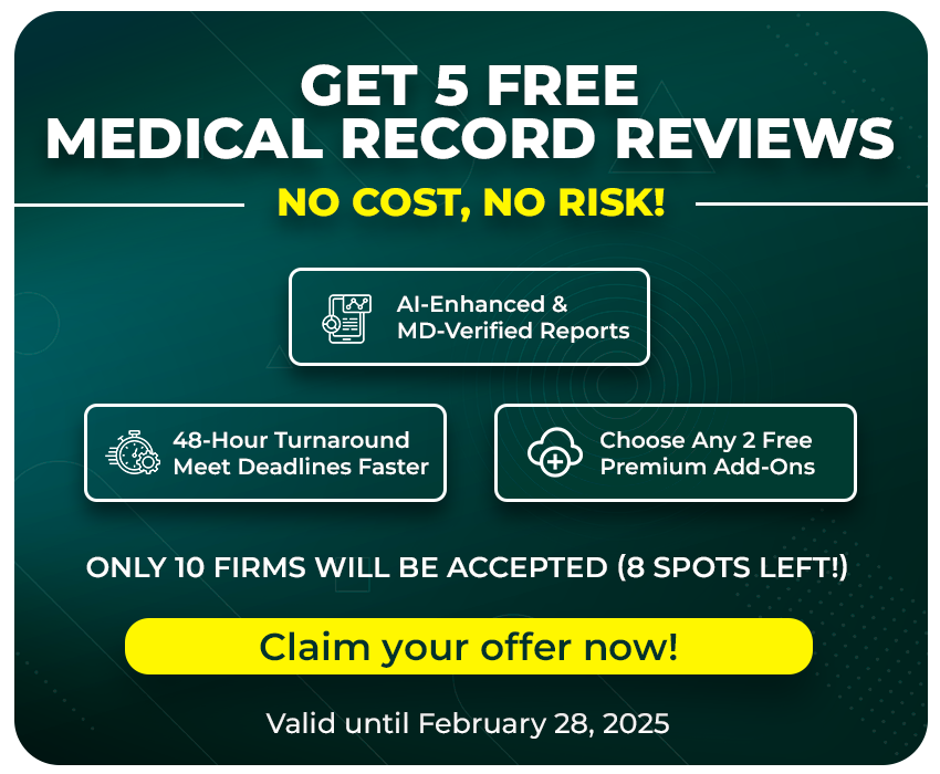 Medical Record Reviews Offer